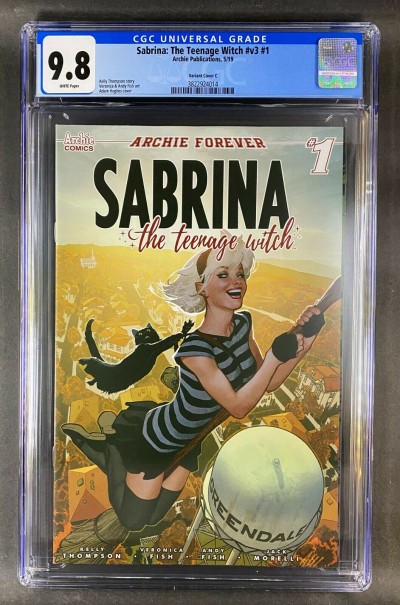 Sabrina: The Teenage Witch (2019) #1 CGC 9.8 Adam Hughes Variant (3822924014)