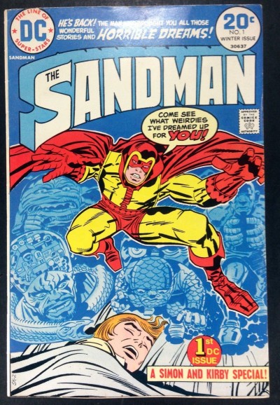 Sandman (1974) #1 FN/VF (7.0) Simon and Kirby their last collaboration 