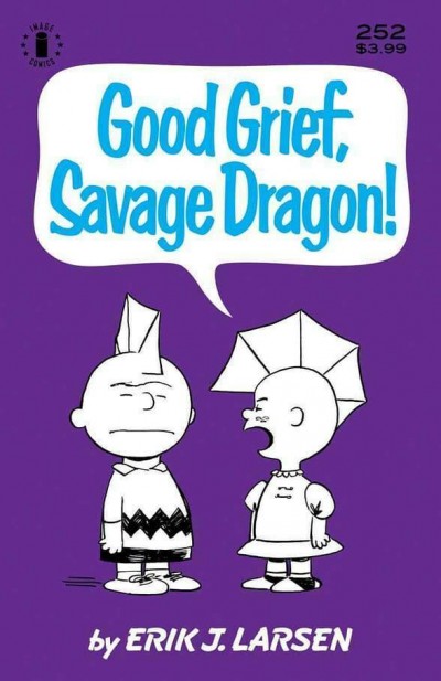Savage Dragon (1993) #252 VF/NM Charlie Brown Peanuts Parody 3rd Print Variant