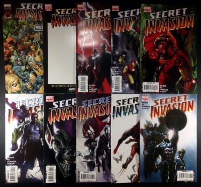 Secret Invasion (2008) 1 2 3 4 5 6 7 8 + Saga & Blank sketch variant 10 comics