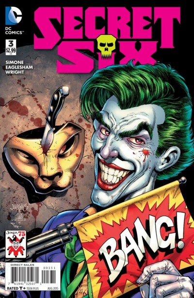 Secret Six (2014) #3 VF/NM Joker 75th Anniversary Variant cover