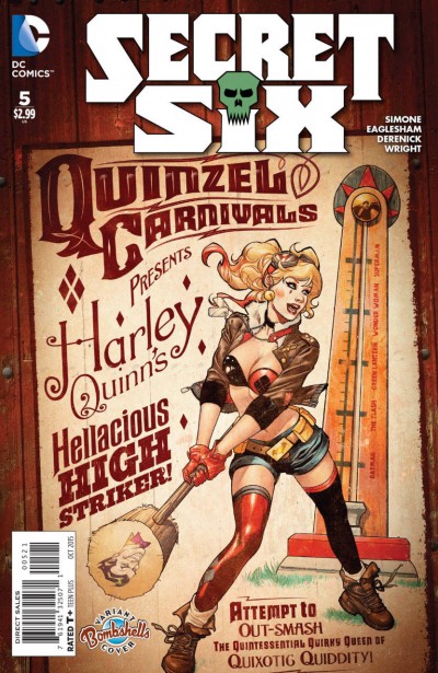 Secret Six (2014) #5 VF/NM Harley Quinn Bombshells Variant Cover