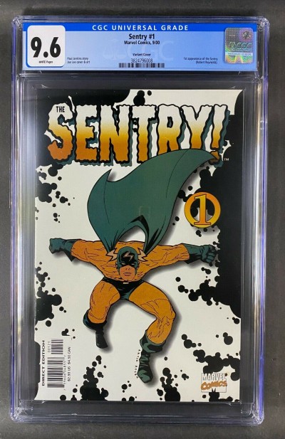Sentry (2000) #1 CGC 9.6 White Pages 1st App The Sentry Variant (3824796008)