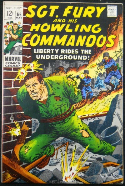 SGT. FURY AND HIS HOWLING COMMANDOS #66 VF
