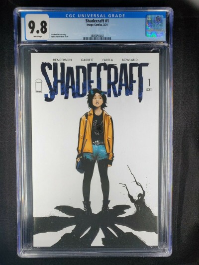 Shadecraft #1 (2021) CGC 9.8 NM/M WP main cover Image optioned by Netflix |