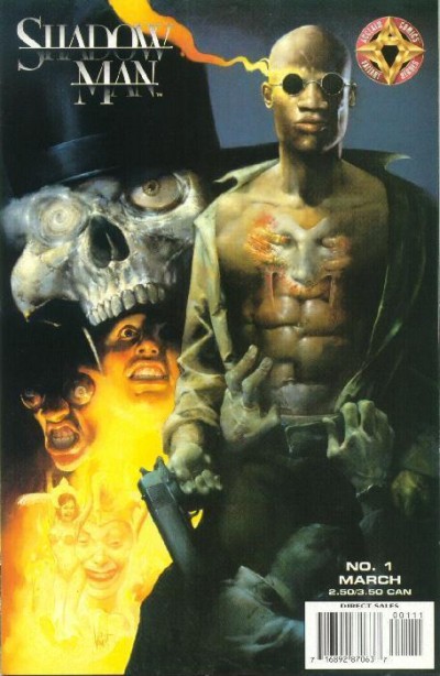 SHADOWMAN (1997) #1 NM VARIANT COVER GARTH ENNIS ACCLAIM COMICS