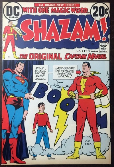 Shazam (1973) #1 VF+ (8.5) Captain Marvel Superman cover