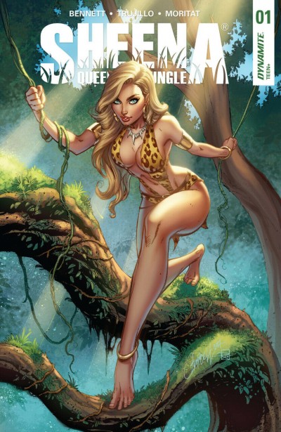 Sheena Queen of the Jungle (2017) #1 VF/NM J. Scott Campbell Cover Dynamite