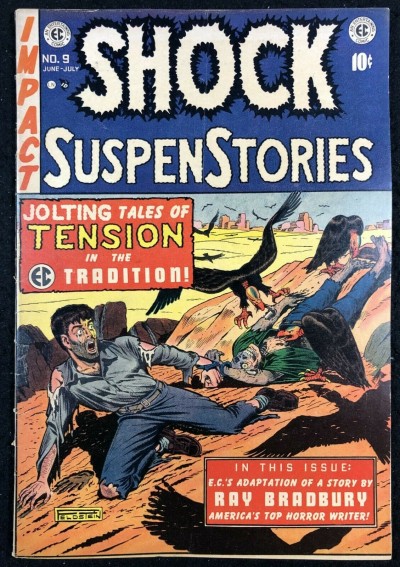 Shock SuspenStories (1952) #9 FN (6.0) Ray Bradbury Story EC Comics