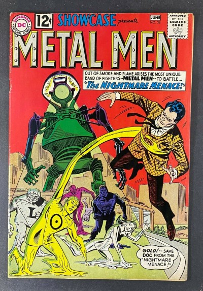 Showcase (1956) #38 FN (6.0) 2nd Appearance Metal Men Ross Andru Art