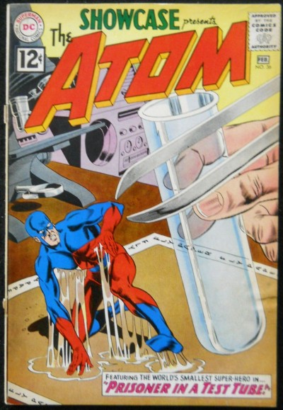 SHOWCASE #36 GD/VG THE ATOM BY GIL KANE 3RD APPEARANCE