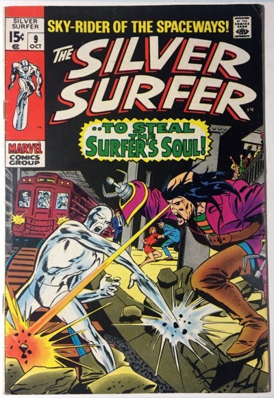 Silver Surfer (1968) #9 FN+ (6.5) vs Ghost