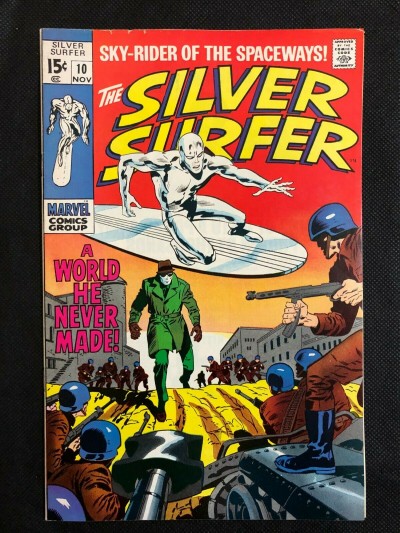 Silver Surfer (1968) #10 FN/VF (7.0) Shalla Bal travels to Earth to find Surfer