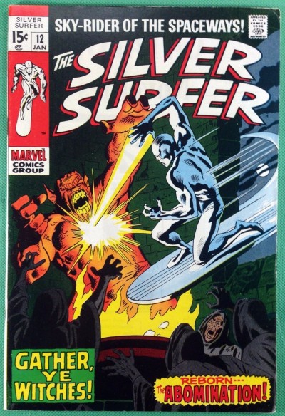 Silver Surfer (1968) #12 FN+ (6.5) vs The Abomination
