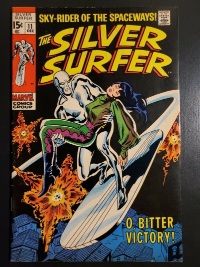 Silver Surfer #11 (1969) F/VF (7.0) Stan Lee Story John Buscema Cover/Art |
