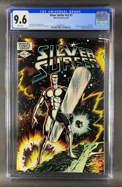 Silver Surfer (1982) #1 CGC 9.6 White Pages John Byrne (3824802017)