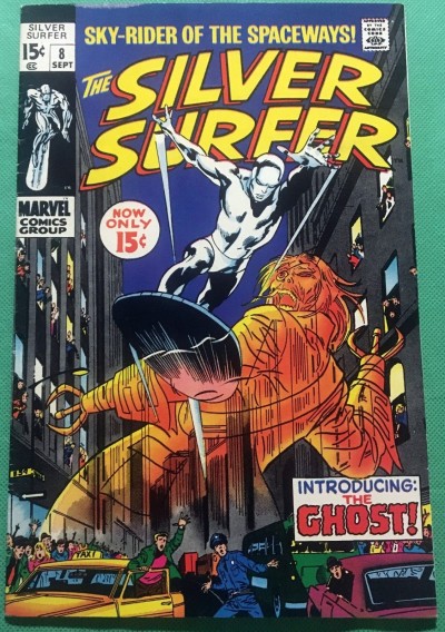 Silver Surfer (1968) #8 FN- (5.5) Intro Ghost
