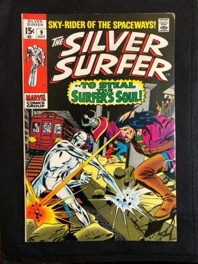 Silver Surfer (1968) #9 FN/VF (7.0) vs Flying Dutchman Mephisto appearance