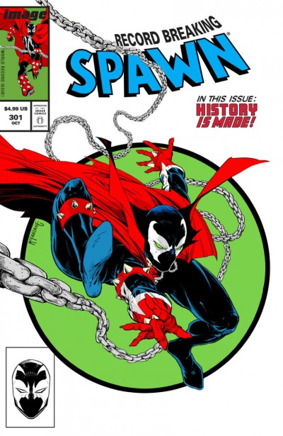 Spawn (1992) #301 VF/NM-NM McFarlane Parody Amazing Spider-man #301 Cover Swipe