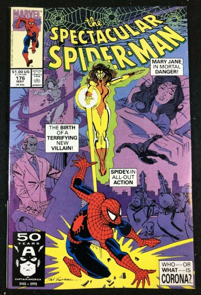 Spectacular Spider-Man (1976) #176 & #177 NM (9.4) 1st app Corona