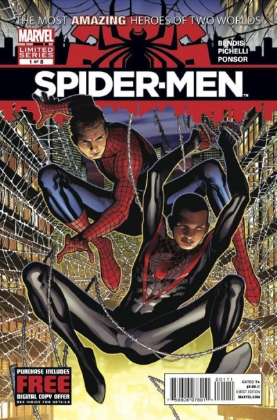 SPIDER-MEN (2012) #1 OF 5 NM AMAZING SPIDER-MAN ULTIMATE SPIDER-MAN