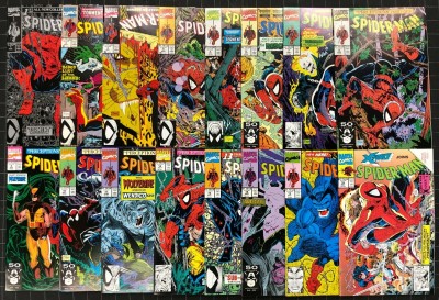 Spider-Man (1990) #1-16 NM (9.4) the complete Todd McFarlane on title 