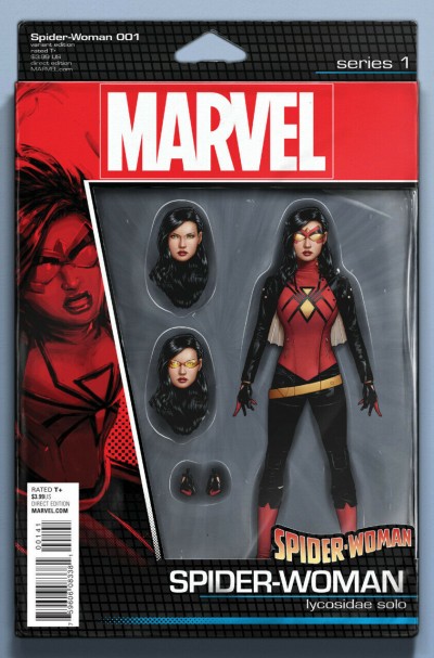 Spider-Woman (2015) #1 VF/NM John Tyler Christopher Action Figure Variant Cover