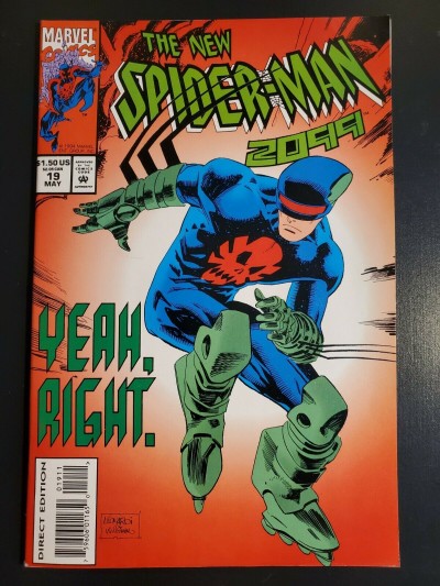 Spider-Man 2099 #19 (1994) VF+ Leonardi, Batista, with 3 Trading Cards intact |