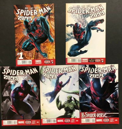 Spider-Man 2099 (2014) #'s 1 2 3 4 5 VF+ Bianchi Mattina Covers Spider-Verse 