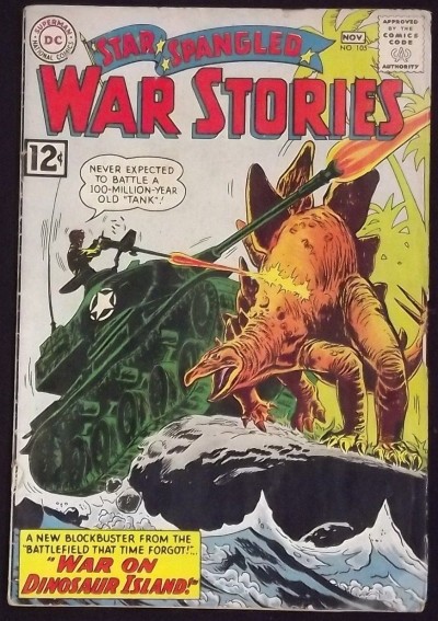 STAR SPANGLED WAR STORIES #105 GD/VG DINOSAUR COVER