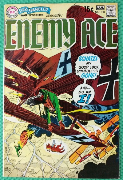 Star Spangled War Stories (1952) #148 VF- (7.5) featuring Enemy Ace