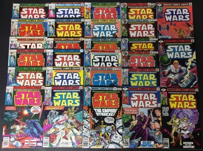 Star Wars (1977) 1-42-49-68-81-107 complete set with Annuals 110 comics 