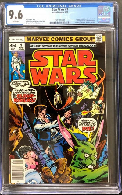 Star Wars (1977) #9 CGC 9.6 white pages (2131871019)