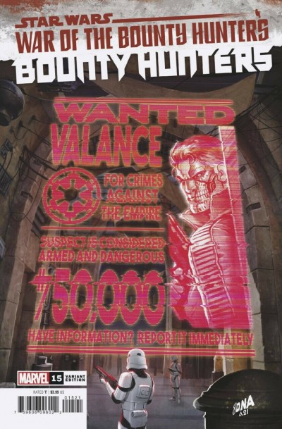 Star Wars: Bounty Hunters (2020) #15 VF/NM Wanted Poster Variant Cover (Valance)