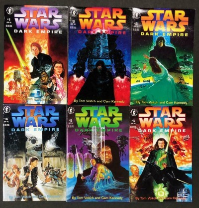 Star Wars: Dark Empire (1991) #'s 1 2 3 4 5 6 Complete Set Dark Horse Comics