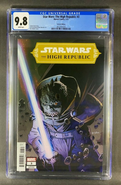 Star Wars: The High Republic (2021) #3 CGC 9.8 Kev Walker Variant (382295010)