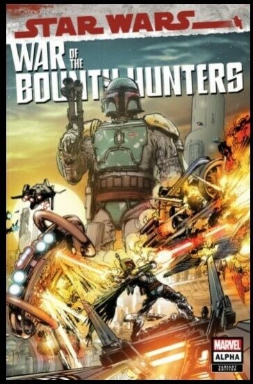 Star Wars: War of the Bounty Hunters Alpha #1 Neal Adams Variant Cover Lot of 2