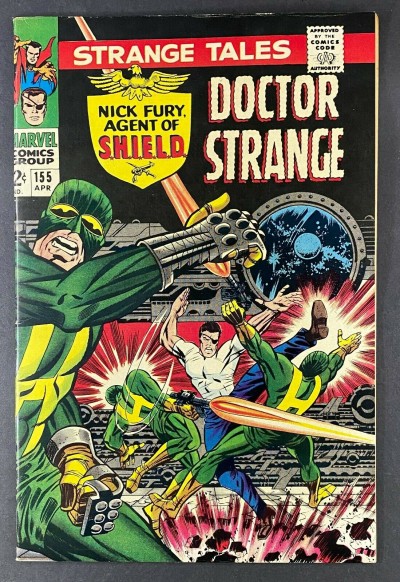 Strange Tales (1951) #155 VF (8.0) Nick Fury Doctor Strange Jim Steranko Art