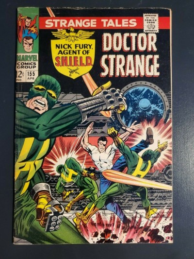 Strange Tales #155 (1967) VGF 5.0 Marie Severin & Nick Fury Steranko art|