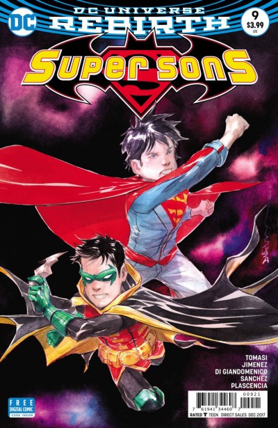 Super Sons (2017) #9 VF/NM Dustin Nguyen Variant Cover DC Universe Rebirth 