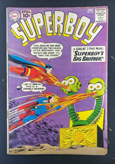 Superboy (1949) #89 VG (4.0) 1st App/Origin Mon-El & 2nd App Phantom Zone