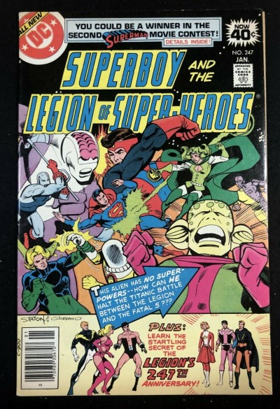 Superboy (1949) #247 FN/VF (7.0) starring Legion of Super-Heroes 