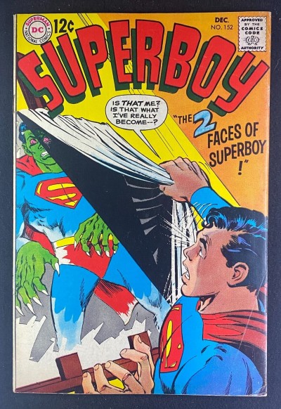 Superboy (1949) #152 FN- (5.5) Neal Adams Cover