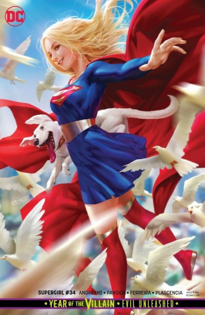 Supergirl (2016) #34 VF/NM Derrick Chew Variant Cover DC Universe