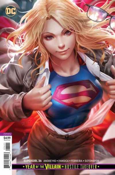 Supergirl (2016) #36 VF/NM Derrick Chew Variant Cover 