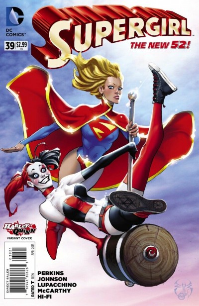 Supergirl (2011) #39 VF/NM-NM Harley Quinn Variant Cover The New 52!