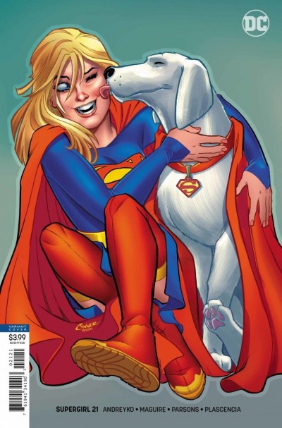 Supergirl (2016) #21 VF/NM Amanda Conner Krypto Variant Cover DC Universe