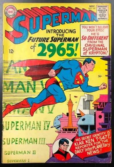 Superman (1939) #181 VG/FN (5.0)