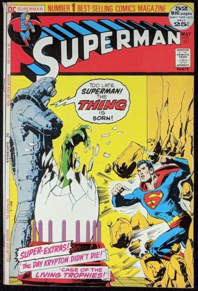 Superman (1939) #251 FN/VF (7.0) Neal Adams cover 52 page giant