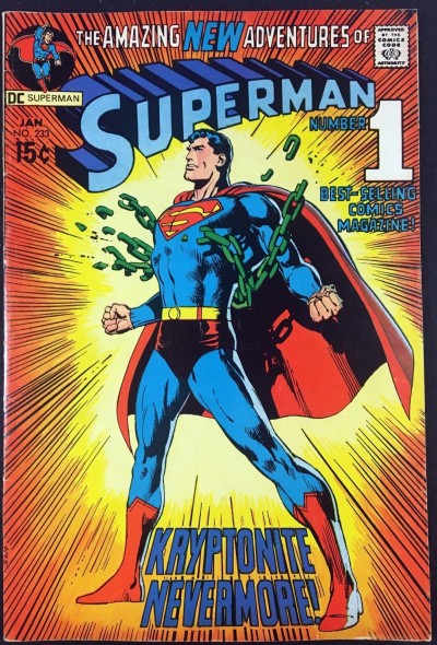 Superman (1939) #233 VG/FN (5.0) classic Neal Adams cover